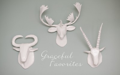 Graceful Favorites 2016 Week 9 – Papier-Mache Animal Heads